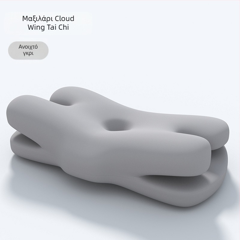 Διπλού στρώματος μαξιλάρι ομορφιάς ύπνου με memory foam, χωρίς πίεση, αντιρυτιδικό, διπλή αίσθηση, προστασία αυχένα για πλάγιο ύπνο, ορθογώνιο σχήμα