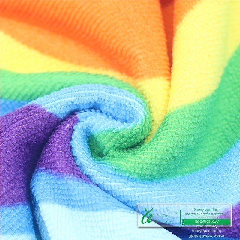 Παιδική πετσέτα για μπάνιο με κουκούλα από εξαιρετικές ίνες, εκτύπωση καρτούν με αντίδραση, βάρος 200-300 g, πολυεστέρας 150D, προσαρμόσιμα σχέδια