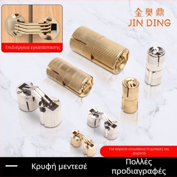 Κρυφός μεντεσές για ηλεκτρικό κουτί – κρυφή πόρτα ντουλαπιού, αθόρυβη λειτουργία με ένα χέρι, νικελωμένο φινίρισμα