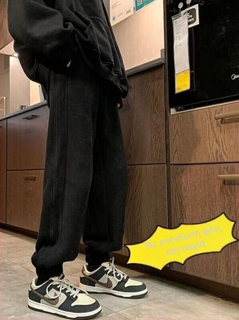 Ανδρικά jogger παντελόνια για σπορ και casual (100% πολυεστέρας, μεσαία μέση, κορδόνι στη ζώνη, πολλές τσέπες, στενά μανσέτες)