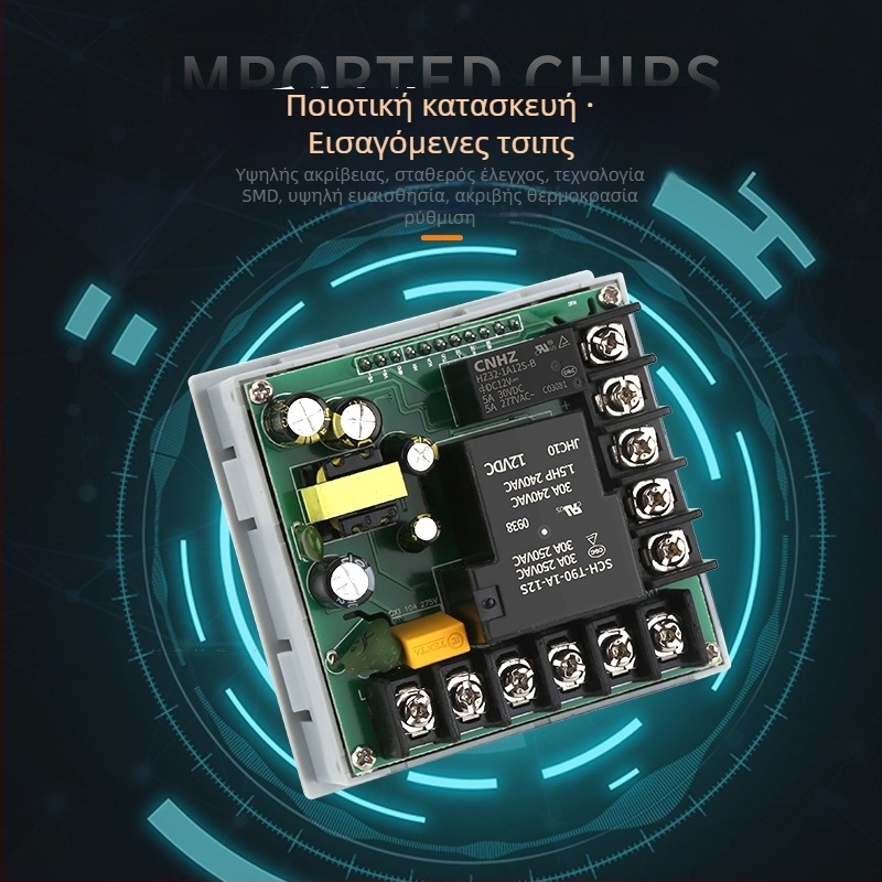 WSJ700 Θερμοστάτης για έλεγχο θερμοκρασίας υψηλής ισχύος, ρυθμιζόμενος, ψηφιακή οθόνη, ευφυής αυτόματος έλεγχος σταθερής θερμοκρασίας, 220V, εγκατάσταση ανοικτή