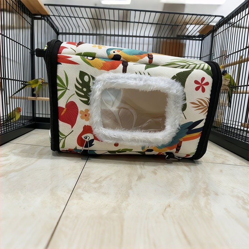 Φωλιά από ύφασμα για παπαγάλο, μονοεπίπεδη, με αντιολισθητικό σχέδιασμό, καθολική για πτηνά, περιλαμβάνει αξεσουάρ