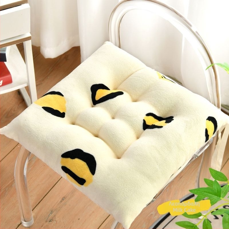 Μαξιλάρι καρέκλας, βελούδινο, γέμισμα EPE, μοτίβο καρτούν, μοντέρνος μινιμαλιστικός στυλ, κατάλληλο για σαλόνι, υπνοδωμάτιο, μελέτη και γραφείο