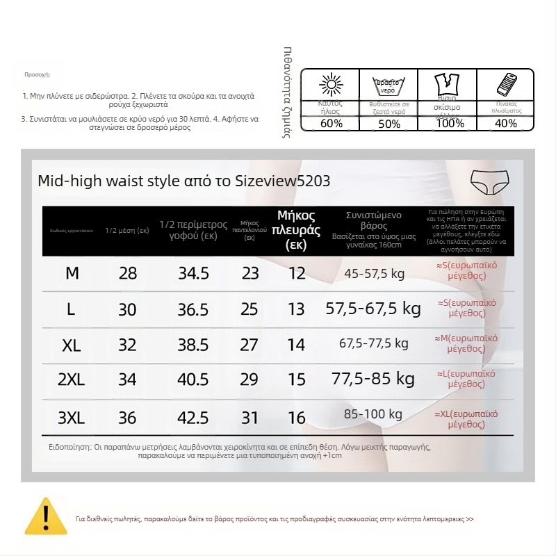 Γυναικείες περιοδικές εσώρουχες με μεσαία-υψηλή μέση, νάιλον βασικό ύφασμα, επένδυση καβάλου από βαμβάκι, προστασία εμπρός και πίσω από διαρροές, βουρτσιστή ζεστή υφή