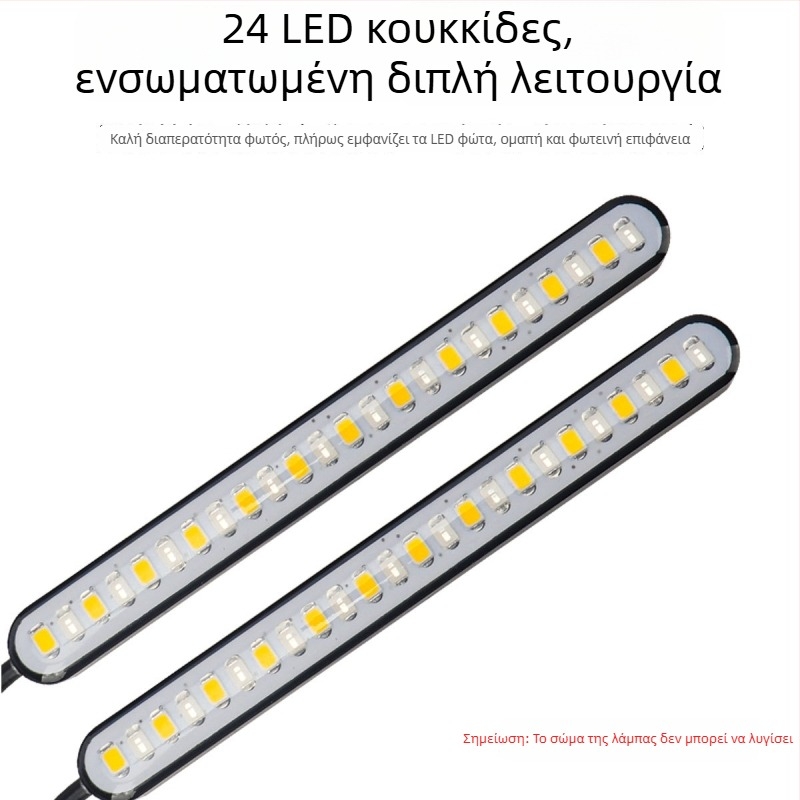 LED διχρωμικό σήμα στροφής με εφέ ροής νερού και φως πινακίδας για ηλεκτρικά μοτοποδήλατα, μοντέλο motor269, 12V