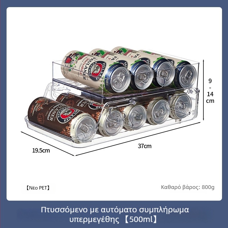 Διπλό επίπεδο κυλιόμενο, αναδιπλώμενο ράφι αποθήκευσης ποτών για κουζίνα