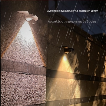 LED νυχτερινό φως με αισθητήρα κίνησης, σχέδιο γλάρο, εσωτερική και εξωτερική χρήση, ενσωματωμένη μπαταρία