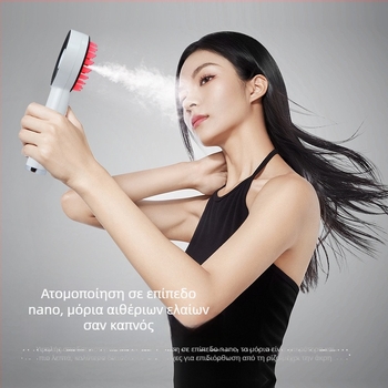 Ηλεκτρική χτένα μασάζ κεφαλής – δόνηση μασάζ, μοντέλο S2, μπαταρία, μηχανικός έλεγχος, 4 ταχύτητες