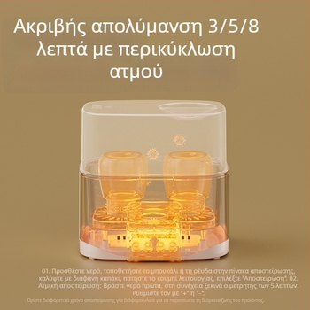 Missbaby Έξυπνος 2-in-1 Θερμαντήρας Γάλακτος, Αυτόματη Θέρμανση και Διατήρηση Θερμοκρασίας, Mz-905, 200W, 220V, PP