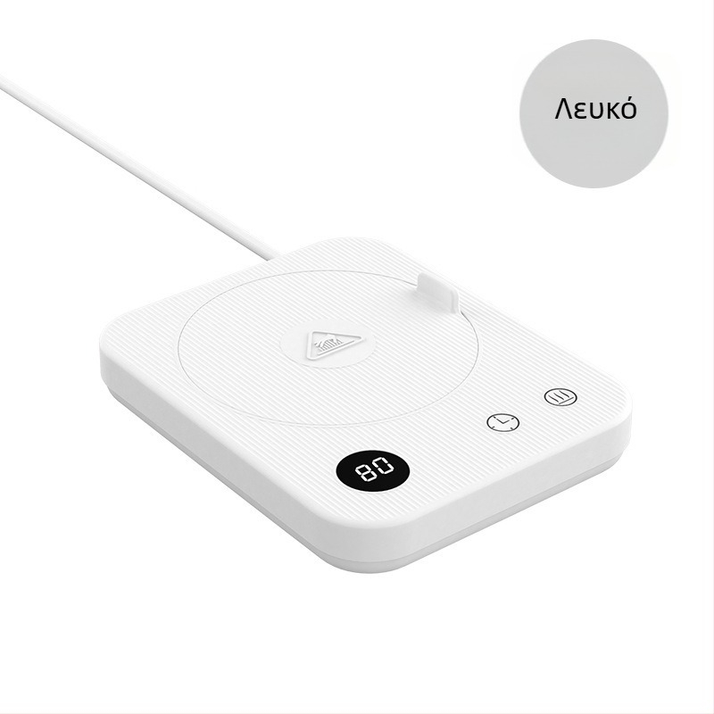 Θερμαινόμενη βάση για κύπελλο με 4 επίπεδα ρύθμισης θερμοκρασίας έως 80°C, Έλεγχος αφής, Τροφοδοσία AC, Αυτόματο απενεργοποίηση