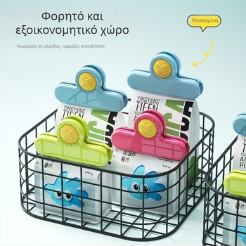 Κλιπ σφράγισης σακουλών, πλαστικό τροφίμου ποιότητας, ανθεκτικό στην υγρασία και διατήρηση φρεσκάδας, για οικιακή χρήση στην κουζίνα (JSQFKJ)