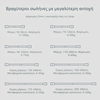 Epai τηλεσκοπική ράβδος για ρούχα από ανοξείδωτο ατσάλι — για στέγνωμα σε μπαλκόνι, μοντέρνος μινιμαλισμός, κυκλοφόρησε το 2020