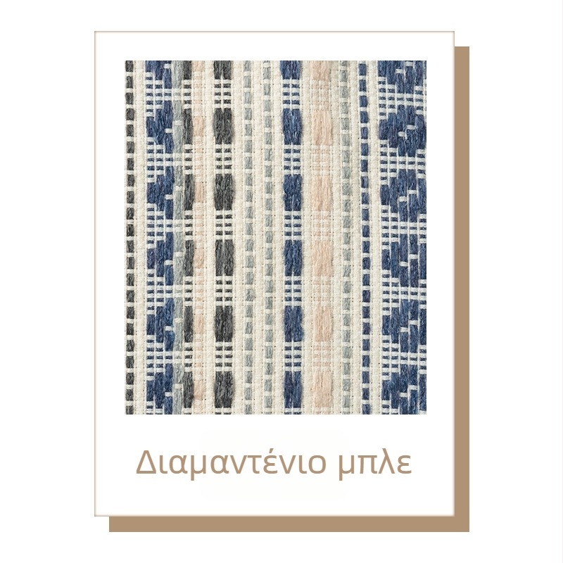 Κουρτίνες Dianrui, πολυεστέρας, βαφή νήματος, υψηλό σκίασμα 71-90%, γαλλικό ύφος, προσαρμοσμένα μεγέθη κουρτινών