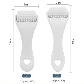 Κύλινδρος μασάζ προσώπου από σιλικόνη, χειροκίνητος, μη ηλεκτρικός, με αποσπώμενο κύλινδρο, για μασάζ προσώπου και ανύψωση