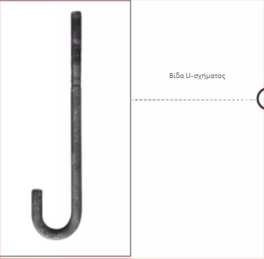 Huilin βίδες αγκύρωσης για γερανούς: 7- και 9-σχήμα, L-σχήμα, M2416 ενσωματωμένες βίδες, Q235 άνθρακας χάλυβας, κλάση 12.9, Διεθνές πρότυπο, Κατηγορία Α