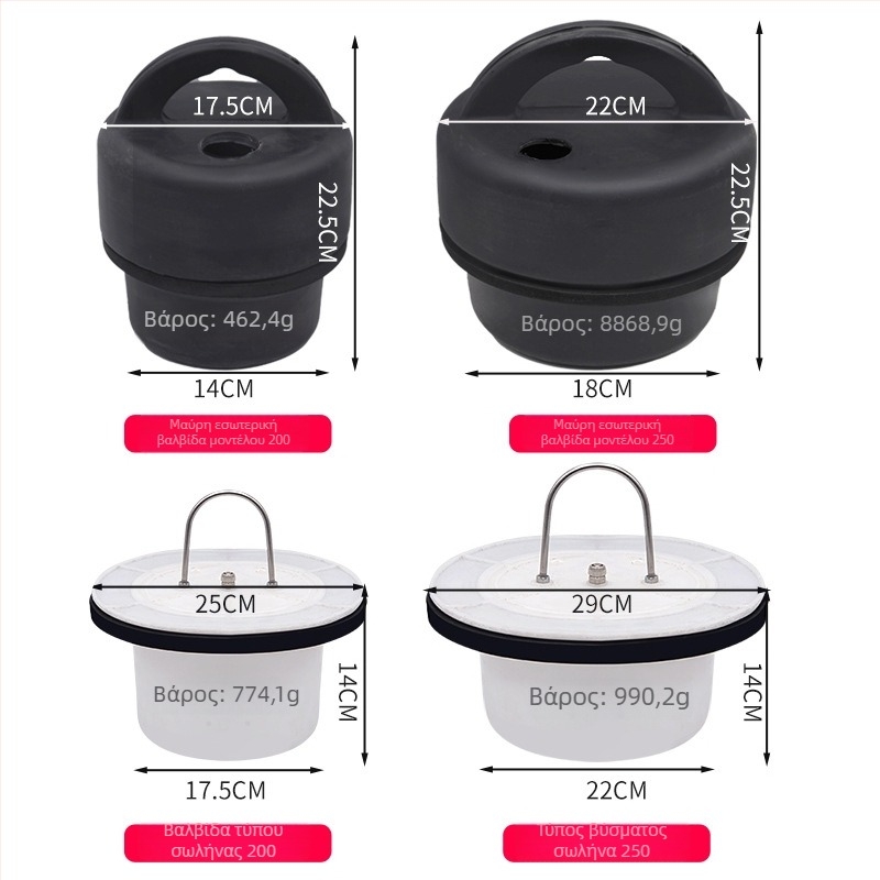 Βαλβίδα αποχέτευσης κοπριάς για αναπαραγωγή – τύπου 200 και τύπου 250, εξοπλισμός για κτηνοτροφία, διασφάλιση ποιότητας