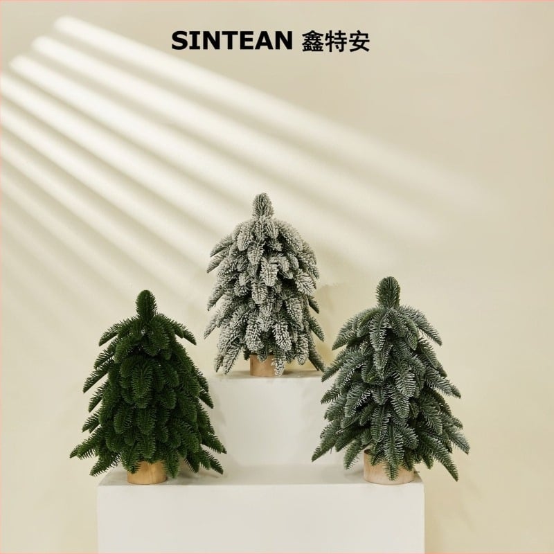 Χριστουγεννιάτικο δέντρο Xinte, PE υλικό, ημι-μηχανική κατασκευή, κατάλληλο για επιτραπέζια χρήση