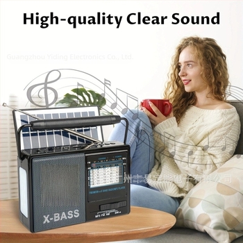 M-116BT Πολυζωνικό ραδιόφωνο Shortwave με USB θύρα, MP3, LED φως, μπαταρία 1000–1999 mAh