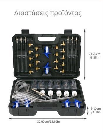 Σετ ανιχνευτής επιστροφής λαδιού ντίζελ με Common Rail και εργαλείο δοκιμών ψεκαστήρων καυσίμου