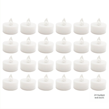 LED ηλεκτρονικό κερί, κυλινδρικό πλαστικό σώμα, ημιχειροποίητη και ημιμηχανική κατασκευή