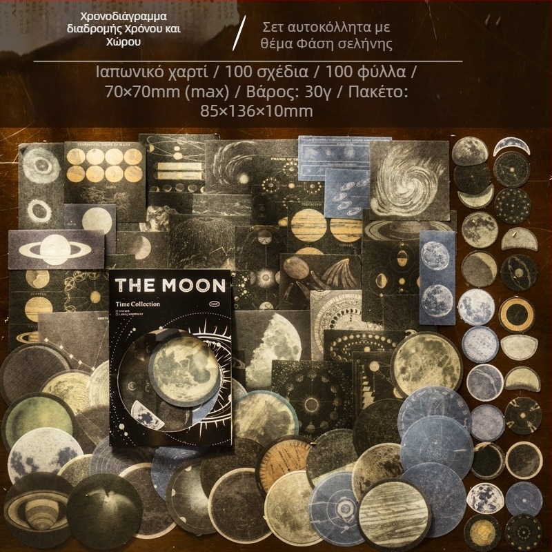 Time Collection Series - Washi αυτοκόλλητα για ημερολόγιο, A good day, ιαπωνικό χαρτί, εκτύπωση, ρετρό λουλουδάτο μοτίβο