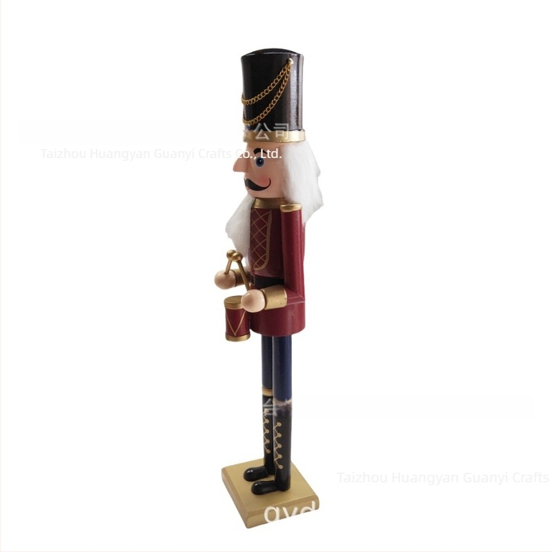 Ξύλινο Nutcracker Soldier διακοσμητικό (Turned Wood) – Δώρο Χριστουγέννων, Δώρο για γιορτές