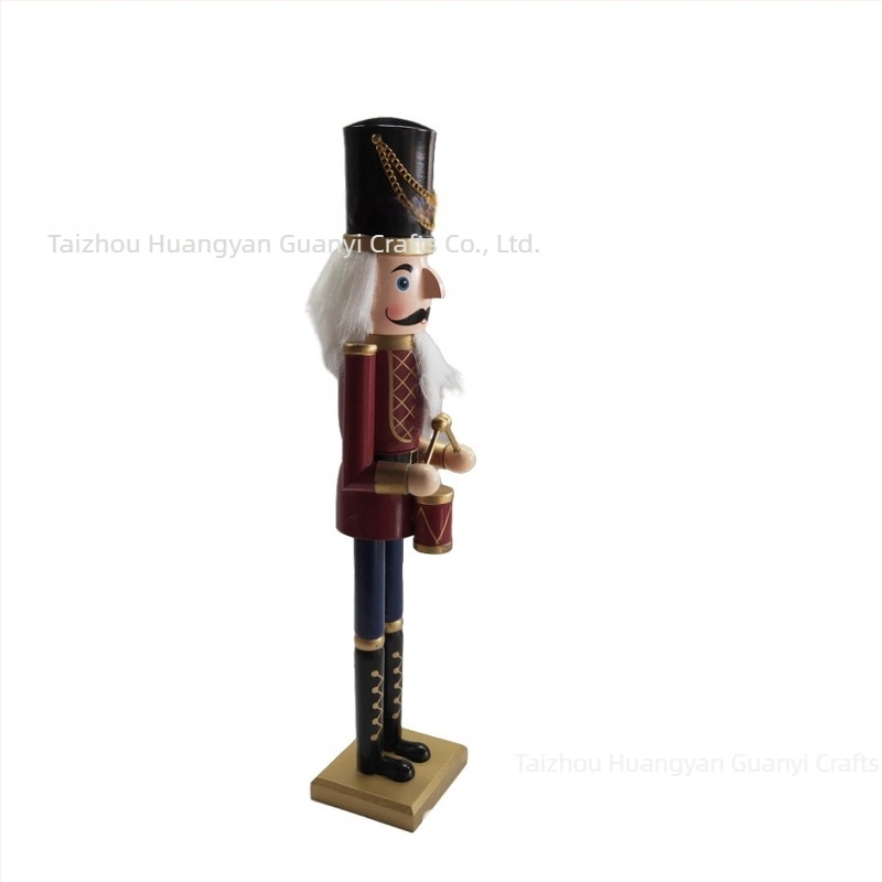 Ξύλινο Nutcracker Soldier διακοσμητικό (Turned Wood) – Δώρο Χριστουγέννων, Δώρο για γιορτές