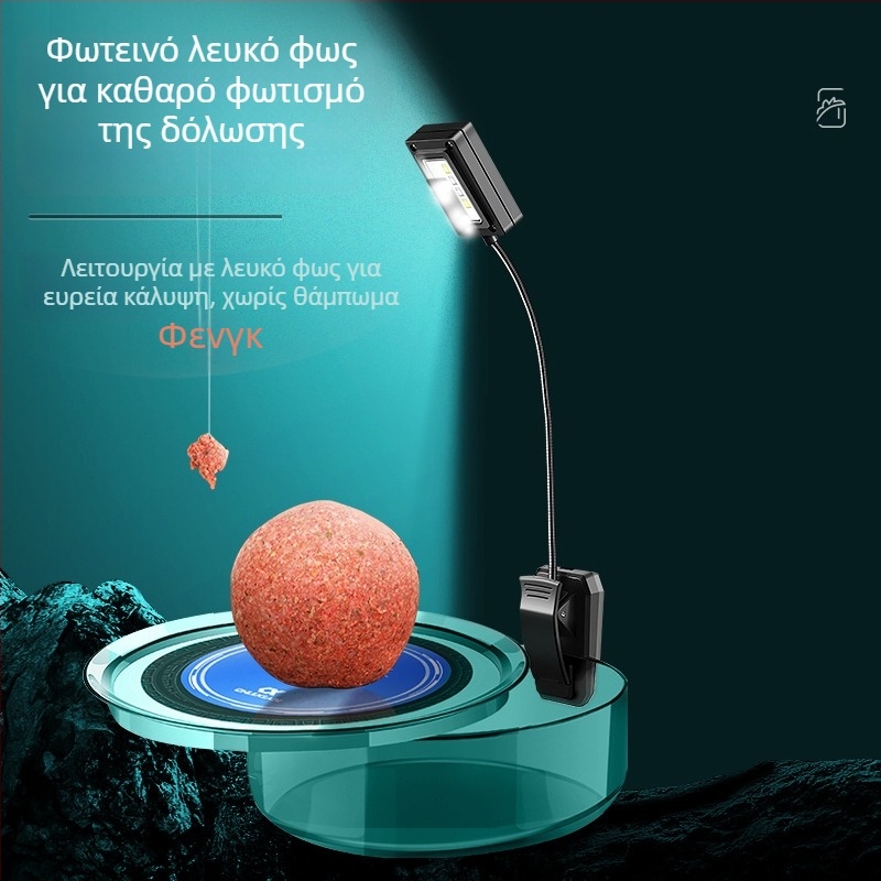 LED λαμπα δολώματος με επαγωγική τροφοδοσία για νυχτερινό ψάρεμα – επαναφορτιζόμενη, σώμα ABS