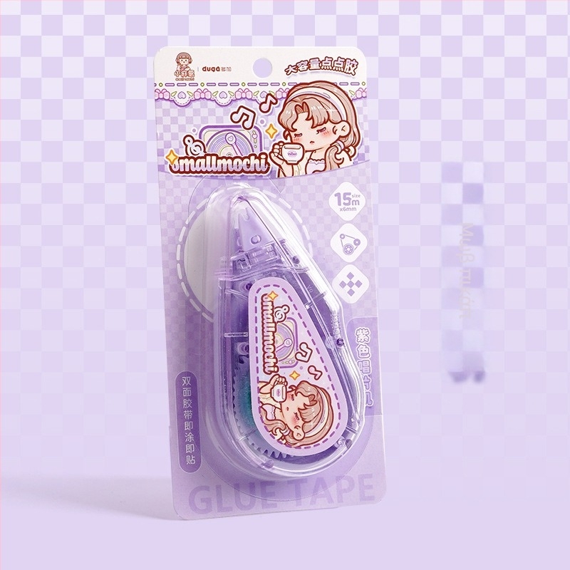 Small Potato στυλό κόλλας με κουκίδες για ημερολόγιο, μεγάλη χωρητικότητα, υψηλή ιξωδότητα, χωρίς υπολείμματα, πλαστικό, στυλ καρτούν