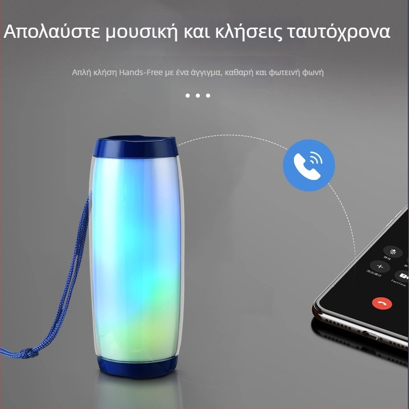 TG157 Bluetooth ηχείο – Bluetooth 5.0, 10W, ενσωματωμένη μπαταρία 1200-2000mAh, αναπαραγωγή USB/TF/AUX, LED φώτα