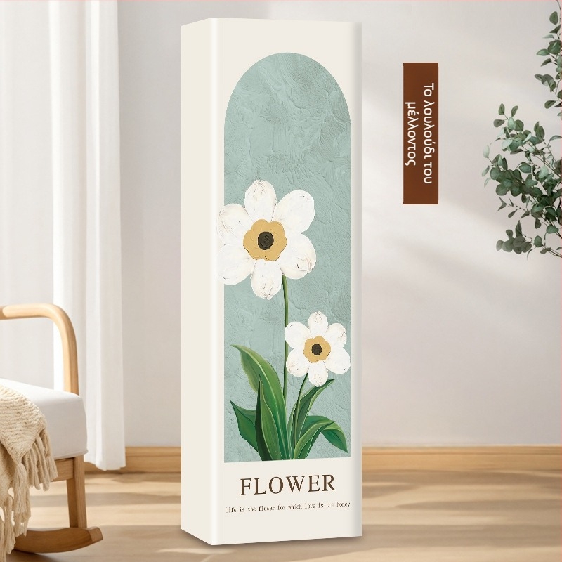 Κάλυμμα σκόνης κλιματιστή κάθετα, ορθογώνιο για σαλόνι, πολυεστέρας, συμβατό με 3P2P, προσαρμόσιμο