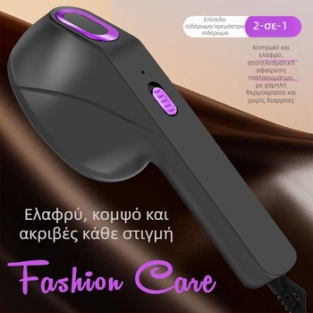 Ατμοποιητής ρούχων, φορητός, τροφοδοσία USB, 40 W, τάση έως 36 V, χωρητικότητα κάτω από 0,8 L