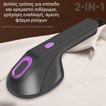 Ατμοποιητής ρούχων, φορητός, τροφοδοσία USB, 40 W, τάση έως 36 V, χωρητικότητα κάτω από 0,8 L