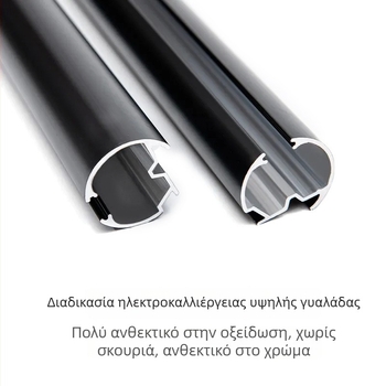 Αλουμινένιος ράβδος κουρτινών με τροχιά, πλευρικά και επάνω τοποθέτηση, μονή και διπλή ράβδος, προσαρμόσιμος, μοντέρνο σκανδιναβικό στυλ