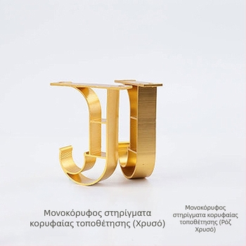 Αλουμινίου ενιαίο επάνω στήριγμα για ράγα κουρτινών, τύπος 10012, βάση στήριξης, μάρκα Tricolor Fish, σύγχρονο μινιμαλιστικό στυλ