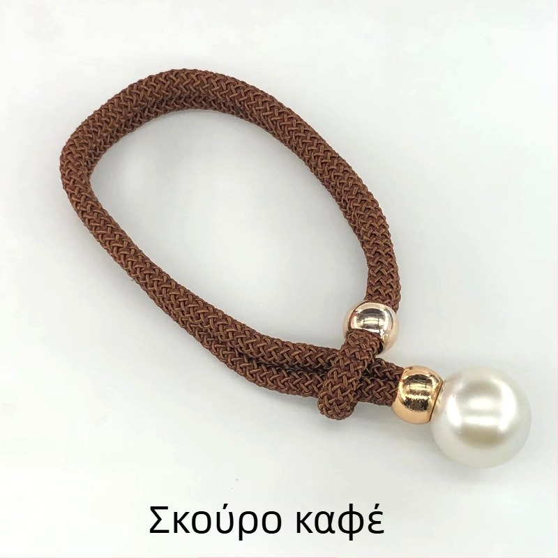 Υφασμάτινες δέστρες κουρτινών με μαργαριταρένιες λεπτομέρειες, ρυθμιζόμενες ζώνες συγκράτησης, στυλ ελαφρύς πολυτελής