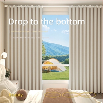 Κουρτίνες πλήρους σκίασης για καθιστικό, ύφασμα Silk Flower, καθολικό στυλ