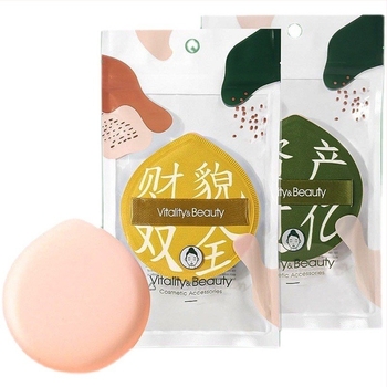 Πούφ cushion για μακιγιάζ – διπλής χρήσης (υγρή/ξηρή), υδροφιλική πολυουρεθάνη, σχήμα σταγόνας, απαλό και φιλικό προς το δέρμα