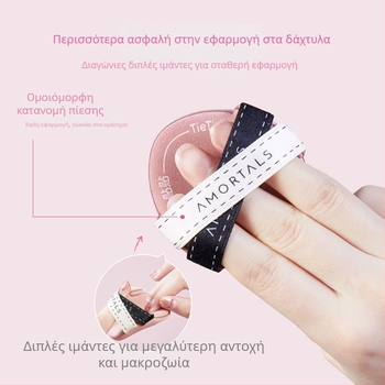 Σετ σφουγγαριών πούδρας - υπερ-μαλακό υδροφιλικό πολυουρεθάνιο σφουγγάρι για στεγνή/υγρή χρήση, για βάση και μακιγιάζ, ακανόνιστος σχηματισμός, 3 τεμάχια