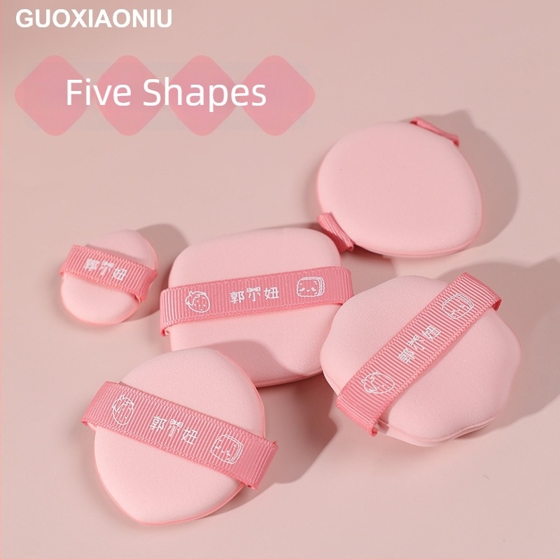 Σφουγγάρι βάσης για πούδρα με αέρα – Διπλής χρήσης στεγνό/υγρό, Υδροφιλικό πολυουρεθάνιο, Ακανόνιστος σχηματισμός, Σετ 5 τεμαχίων