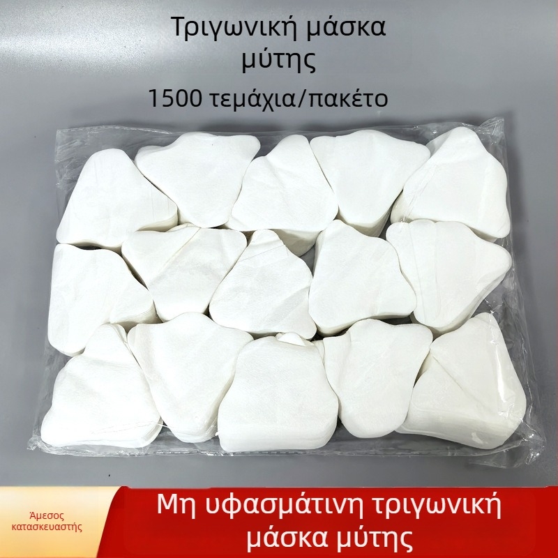 Τριγωνικά φύλλα ρινικής μεμβράνης, 1500 τεμ, 60 g, μιας χρήσης, μη υφασμένο ύφασμα