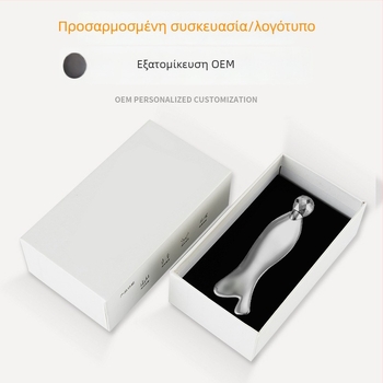 Μεταλλική πλάκα γκουά-σα με 3D ρόλλερ για ανύψωση και σύσφιξη; εργαλείο μασάζ τύπου ρόλλερ; κατασκευή από κράμα ψευδάργύρου