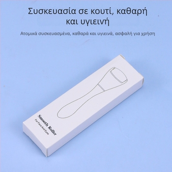 Μασάζ ματιών με διπλής κεφαλής, χειροκίνητη λειτουργία, μεταλλικός κύλινδρος και λαβή ABS, 1 ταχύτητα, κατάλληλο για οικιακή χρήση