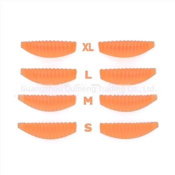 Funmix Σετ εργαλείων κυλίνδρου βλεφαρίδων, 4 μαλακά παρεμβύσματα σιλικόνης με κάθετη υφή, εργαλείο 3D επέκτασης βλεφαρίδων