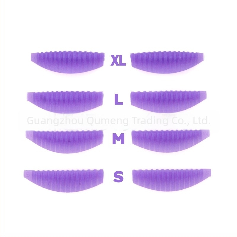 Funmix Σετ εργαλείων κυλίνδρου βλεφαρίδων, 4 μαλακά παρεμβύσματα σιλικόνης με κάθετη υφή, εργαλείο 3D επέκτασης βλεφαρίδων