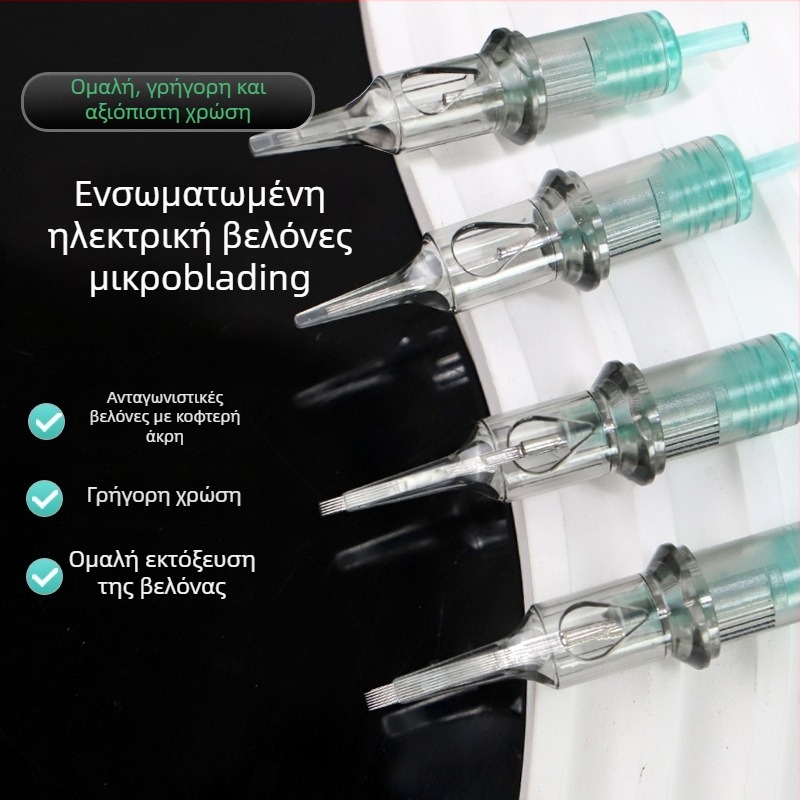 Αποστειρωμένη βελόνα PMU μιας χρήσης για φρύδια, χείλη και τατουάζ eyeliner