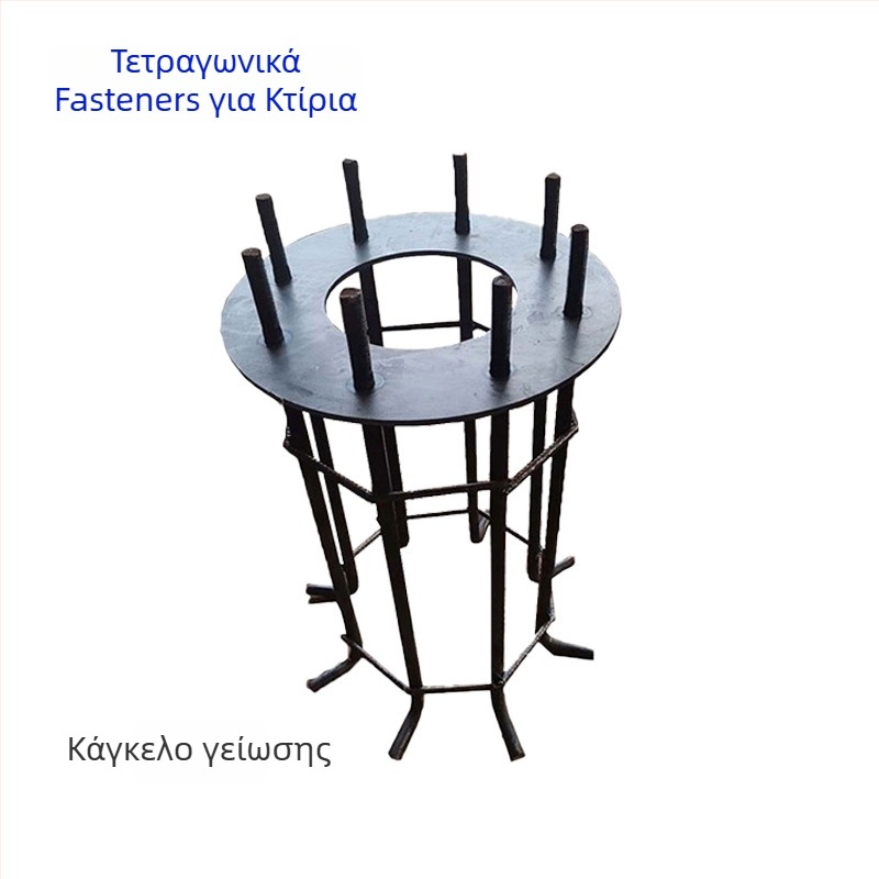 Μπουλόνια αγκύρωσης για χαλύβδινές κατασκευές – ενσωματωμένα εξαρτήματα, GB799, χάλυβας άνθρακα Q235, επιφανειακή επεξεργασία: αληθινό χρώμα