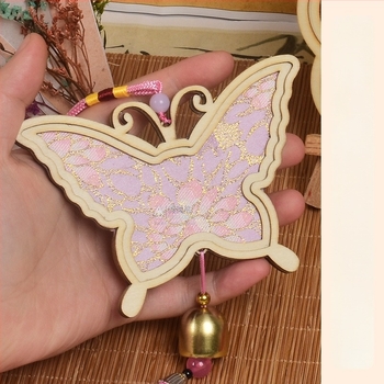 Ξύλινο μενταγιόν Mokoko — εθνοτικό, κινέζικο, νέο κινέζικο, αρχαίο στυλ; Κωδικός 03