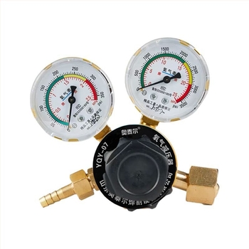 Διαφραγματικός μετρητής πίεσης οξυγόνου για φιάλη, εύρος 2.5/25, ονομαστικός διάμετρος 8 mm, εσωτερική σύνδεση, σώμα από ολόχαλκο, προστασία από έκρηξη