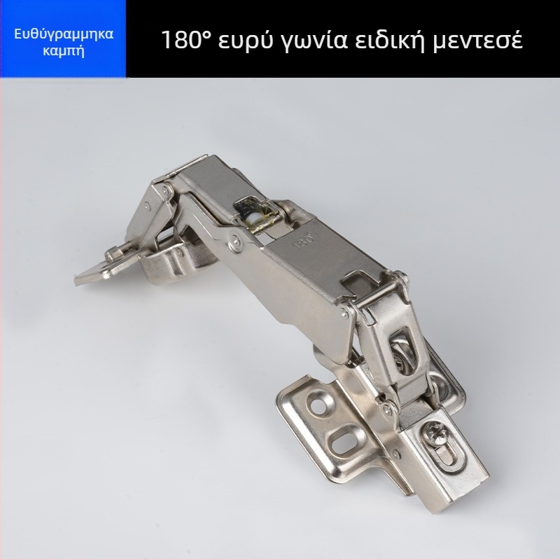 180° υδραυλικός μεντεσές για ντουλάπες και ερμάρια — ψυχροκυλιωμένος χάλυβας